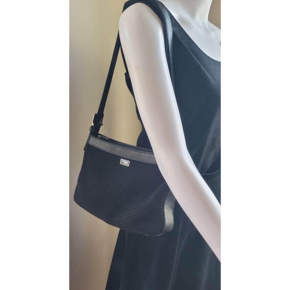 The SAK Classic Medium Shoulder Bag Black Adjustable Strap purse y2k designer